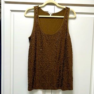 Sequin tank top